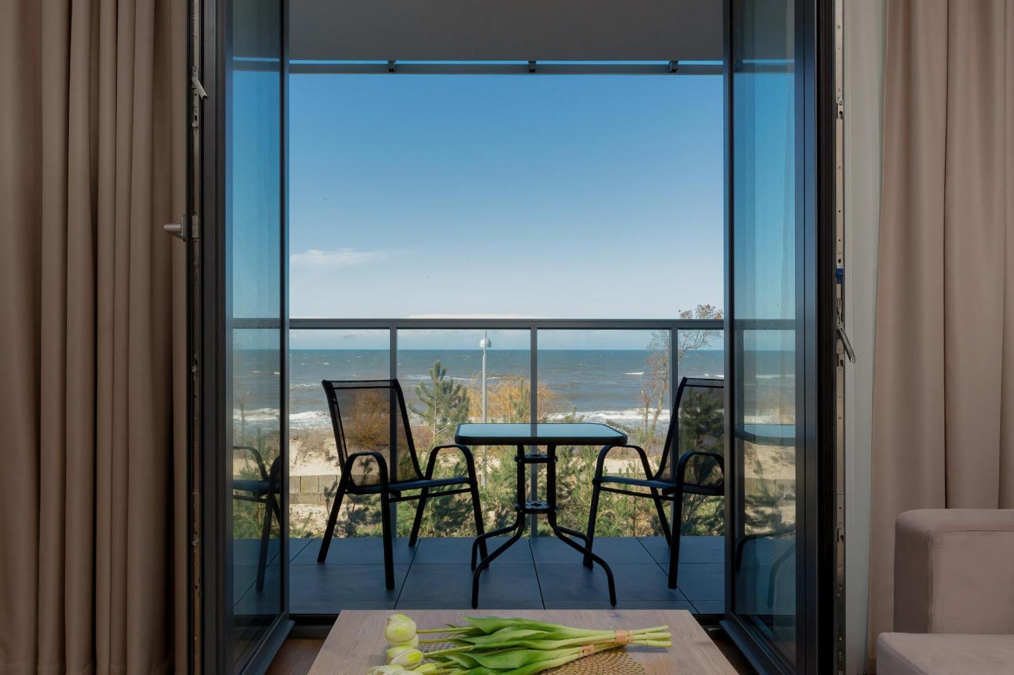 Ferienwohnung Mielno Jantaris B26 Balcony And Sea View Underground Parking Exterior foto